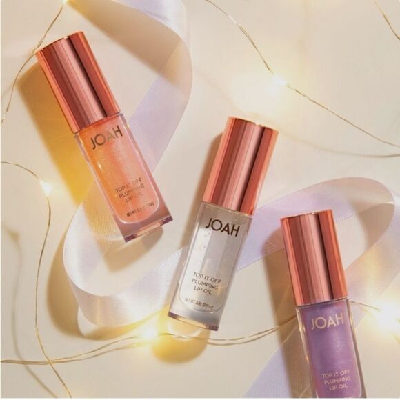 Joah Bubbly Top It Off Plumping Lip Oil Full Size NIB - Picture 2 of 5